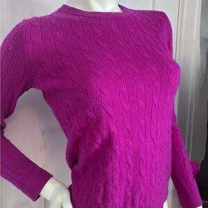 Peter Millar Cable Knit Cashmere Sweater size extra small